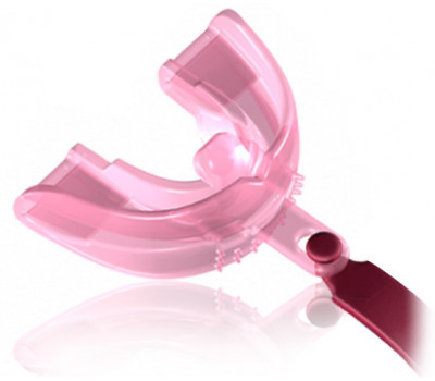 Трейнер T4Ki жесткий розовый при бруксизме для малышей